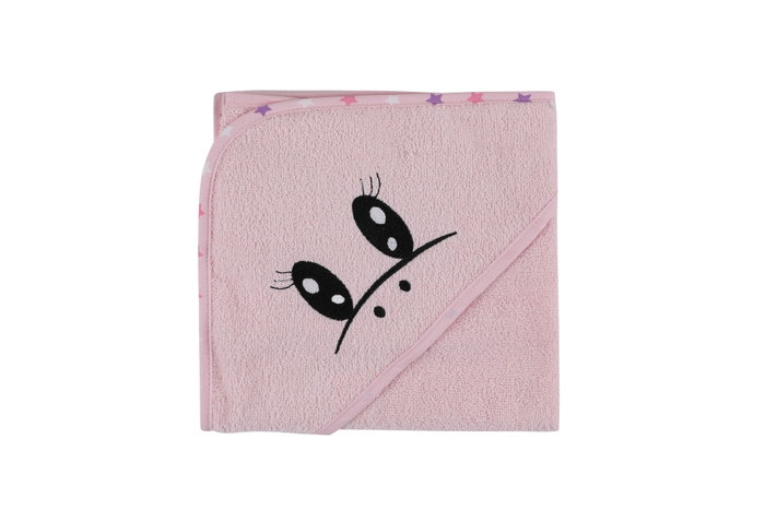 Mijölnir Set de Baño para Bebé de Algodón 100% Rosa - 0-2 Años